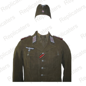 World War Two (WW2, WWII) German Army Afrika Corps (DAK) uniform Service Dress M1940 Tropical Tunic