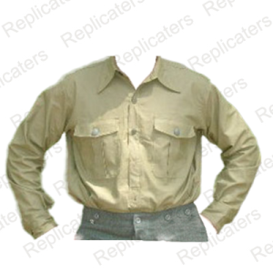 World War Two (WW2, WWII) German army Afrika Corps (DAK) uniform M1940 Tropical shirt