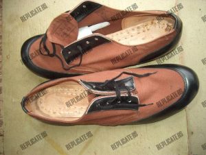 World War Two (WW2) German Navy Kriegsmarine U-Boat canvas shoe