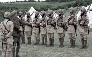 WW1 British Indian Sikh Regiment Tunic (Kurta), Trousers, and Turban