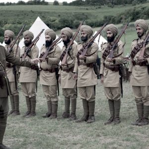 WW1 British Indian Sikh Regiment Tunic (Kurta), Trousers, and Turban