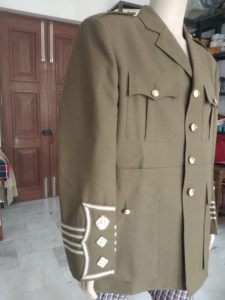 WW1 British Army Officer’s Tunic (In Barathea wool)