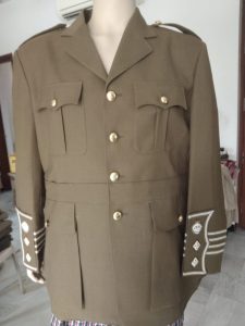 WW1 British Army Officer’s Tunic (In Barathea wool)