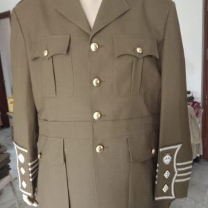 WW1 British Army Officer’s Tunic (In Barathea wool)