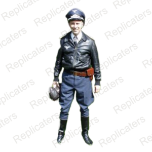 World War Two (WW2, WWII) German Luftwaffe Leather Pilots Jacket