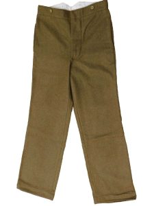 British Army World War One (WW1) pattern 1902/ 1907 service dress (SD) uniform trouser