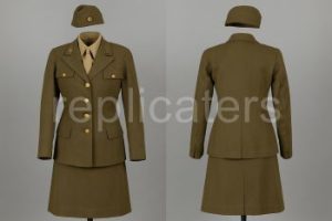 WW2 U.S. Women’s Army Corps (WAC) Uniform Ensemble – Jacket, Skirt, Shirt & Tie