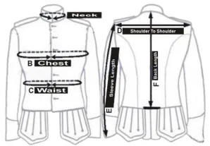 Highland, Scottish, and Irish Doublets for Pipe, Police, and Military Bands and Regiment