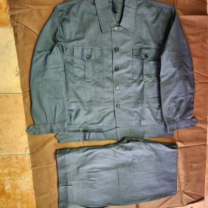World War Two (WW2, WWII) German Navy Kriegsmarine U-Boat Service Dress uniform Pullover white cotton shirt