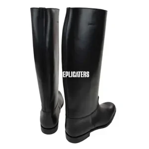 Black Imperial German Army Cavalry Boots