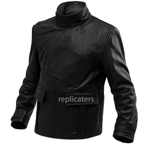 WW1 Biggles Inspired Leather Flying jacket (Brown/Black) & Biggles Jackets