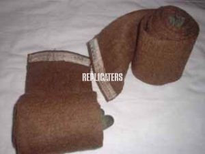 WW1 US Army Olive Drab (OD) woolen cut puttees or “leg-wraps