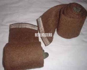 WW1 US Army Olive Drab (OD) woolen cut puttees or “leg-wraps