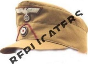 WW2 German army Afrika Korps (DAK) uniform Tropical Field Cap Afrikamutze M40/41