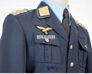 WWII German Luftwaffe Service Dress Tunic (Waffenrock) – Blue-Grey Parade and Walking-Out Uniform
