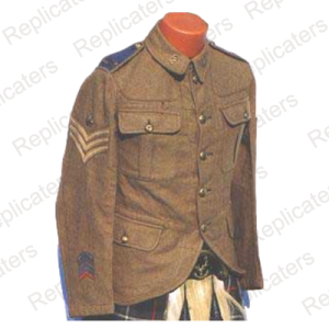 WW1 Canadian Army (CEF) Highland/Scottish regiments Cut-away tunic
