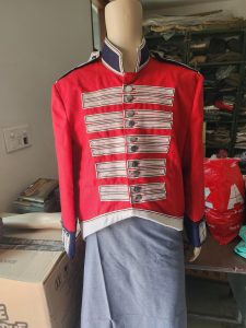British Redcoats from the US Rev War period with hand stitching
