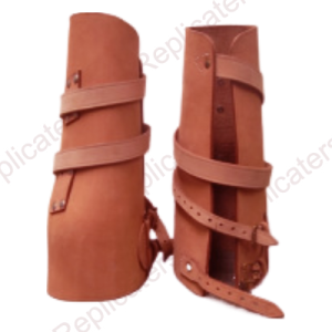 WW1 Australian Imperial Forces (AIF)-Australian Light Horse (ALH) uniform- leather leggings – in black/brown leather
