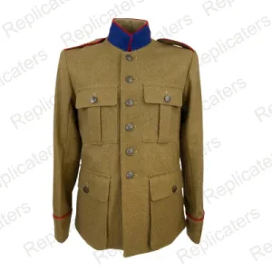 M15 Tunic infantry/artillery (red/blue collar and facings), 100% wool