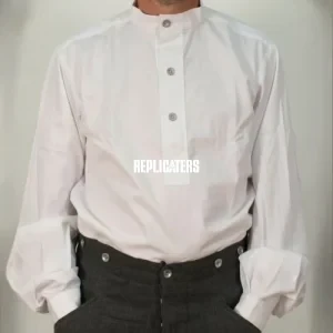 WW1 French Army white cotton shirt