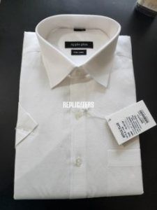 White Dress Shirt Full/Half Sleeved in 100% Egyptan Giza Cotton/Silk