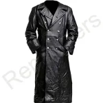 WW2 German Black Leather Greatcoat
