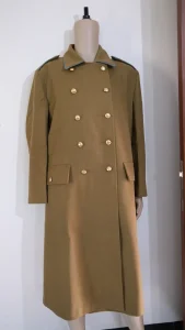 WW1 Belgian Army Greatcoat – M1918 Khaki Wool Overcoat