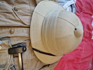 WW1 British Army Tropical Khaki Pith (Cork/Tropical) helmet