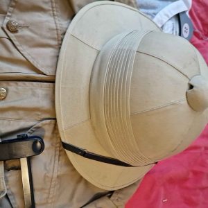WW1 British Army Tropical Khaki Pith (Cork/Tropical) helmet