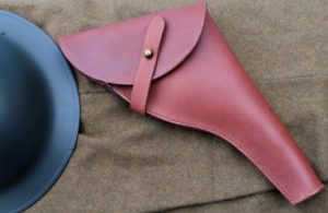 WW1 British Army Webley Holster in Brown leather