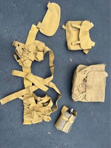 WW1 Australian Army (AIF)/ANZAC/British/Canadian Complete P’08 Webbing set & individual parts