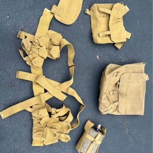 WW1 Australian Army (AIF)/ANZAC/British/Canadian Complete P'08 Webbing set & individual parts
