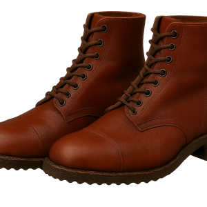 Post WW1 British Army B2 Ammunition (Ammo) Boot in Brown/Black color