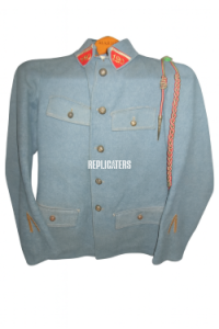 WW1 French Army Plain/Artillery/all Branch of services Horizon Blue tunic reproduction