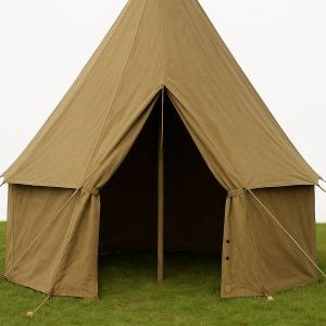 WW2 French Army Cone Tent – Tente Conique Cotton Canvas Shelter (non-bell type)