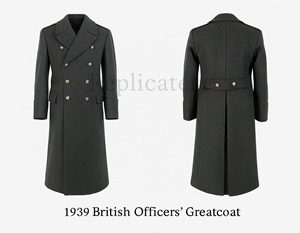 1939 British Officers' Greatcoat – Replicaters Edition