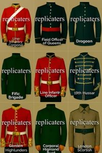 Victorian Uniforms Highland & British Military Tunics