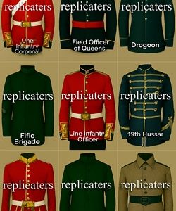 Victorian Uniforms Highland & British Military Tunics