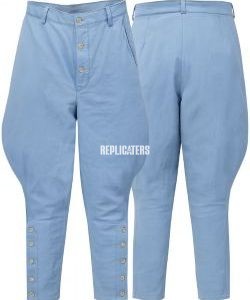 WW1 French Ordinary (OR's) Aviator Light Blue Breeches with free Leg Wraps/Puttees