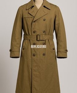 U.S. WWI Early Pattern Trench Coat (1917–1918 Style)