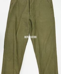 WWII U.S. Army M1943 Field Trousers – Olive Drab Cotton Sateen Combat Pants