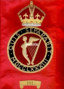 Custom Embroidered Flags, Crests, Baldrics, Flags & Banners (hand, machine & compuerized embroidery done)