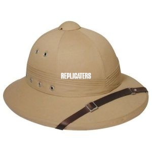 WWI–WWII British Wolseley Pattern Pith Helmet – Khaki Sun Helmet