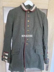 Pre-WW1 German and Austrian Army Tunic – Wool with Branch-Colored Piping