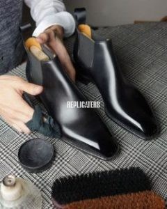 Regal Chelsea Buckle Boots – Black & Brown South American Bull Leather