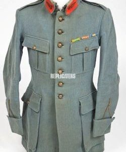 WWI French Army Officer’s M1915 Horizon Blue Tunic – Model 1915 (Vareuse d’Officier)