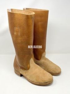 WWII German Jackboots – Tan Leather Reproduction