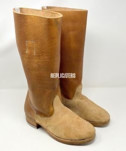 WWII German Jackboots – Tan Leather Reproduction