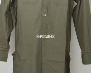 Tropical Field Shirt – Olive Cotton Drill, Afrika Korps Issue WW2 German army