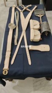 British Army Slade-Wallace 1885 White Leather Equipment Set – Infantry Pattern